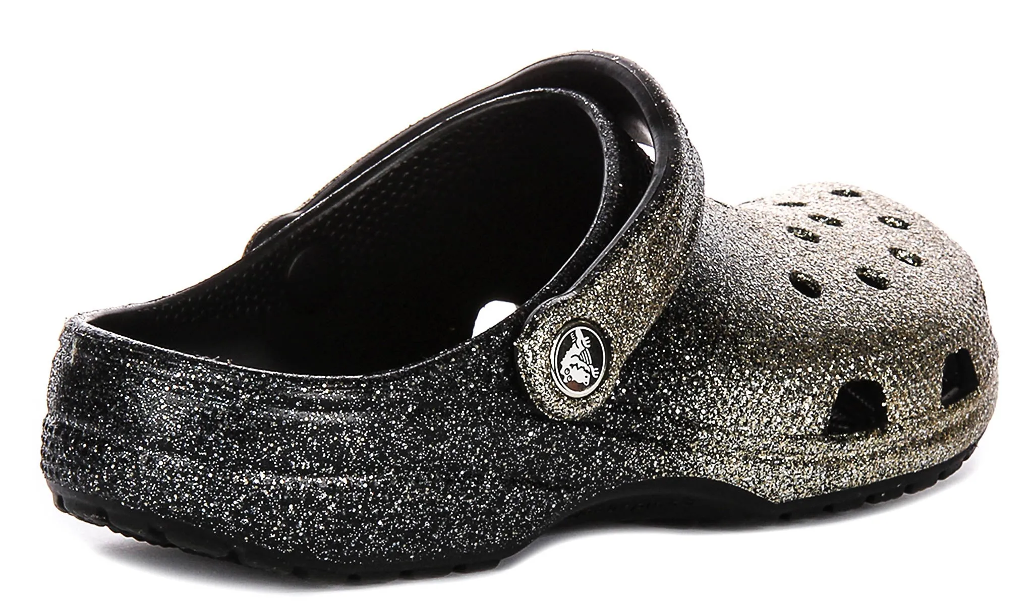 Crocs Classic Ombre In Black Gold For Unisex