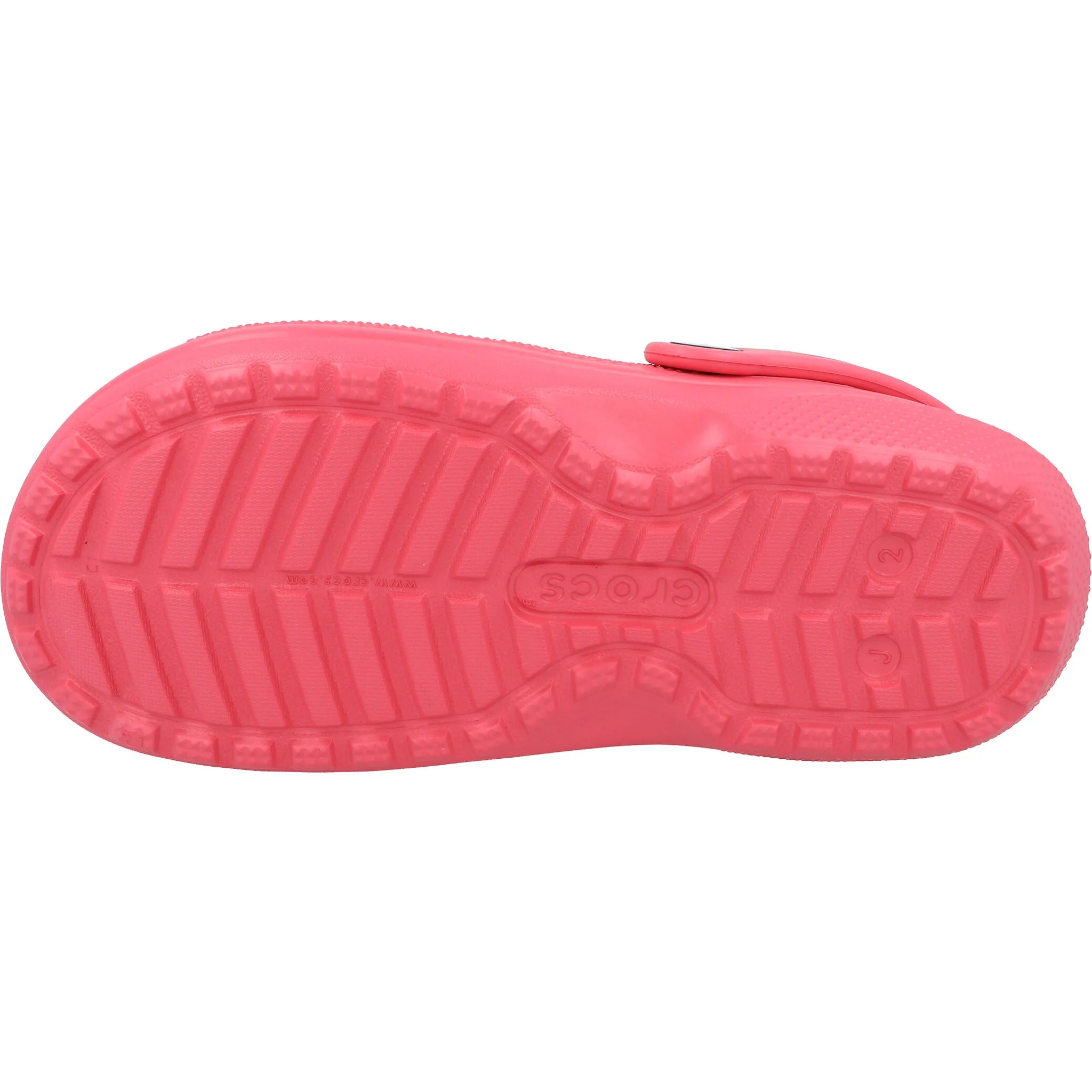 Crocs Kids Classic Lined Clog Hyper Pink