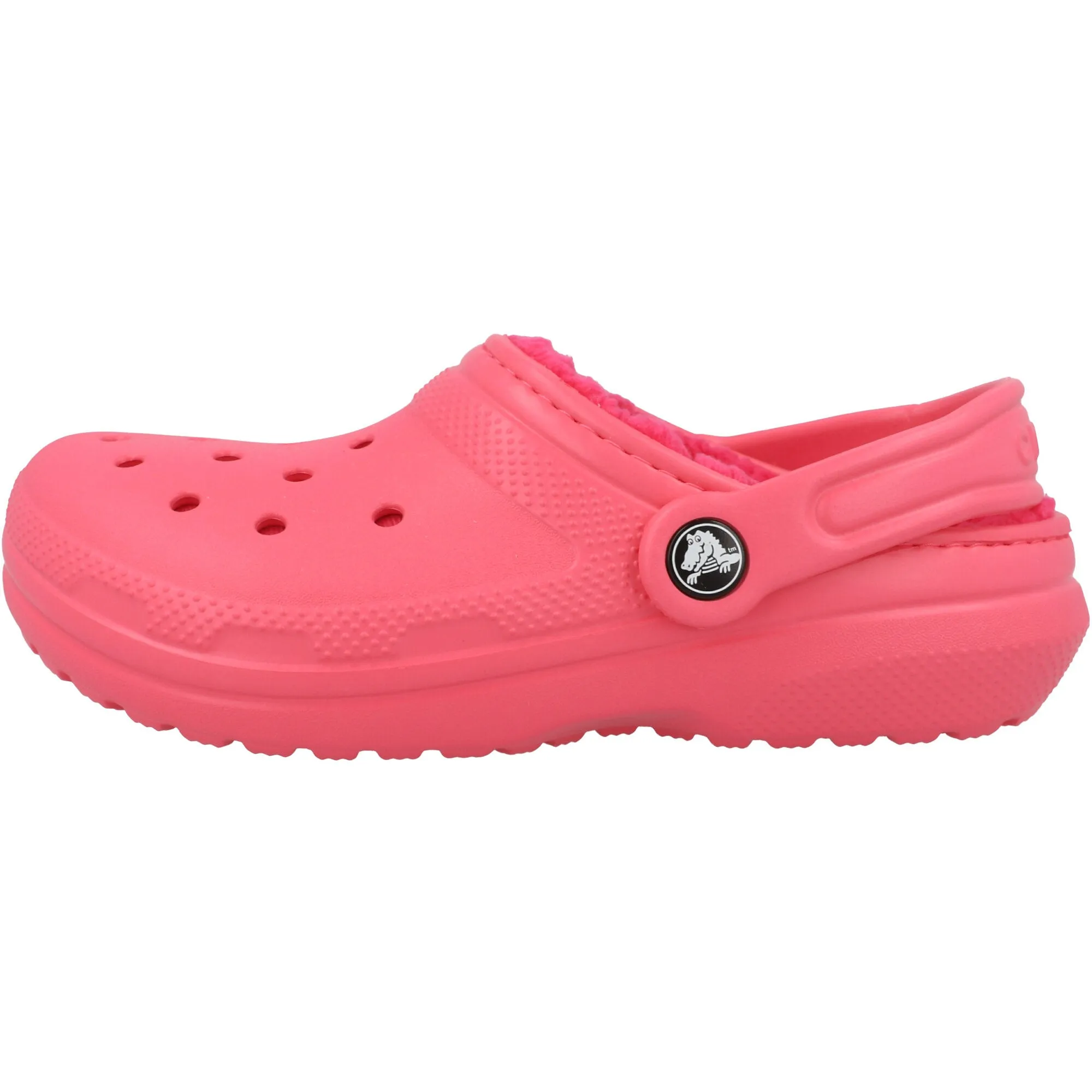 Crocs Kids Classic Lined Clog Hyper Pink