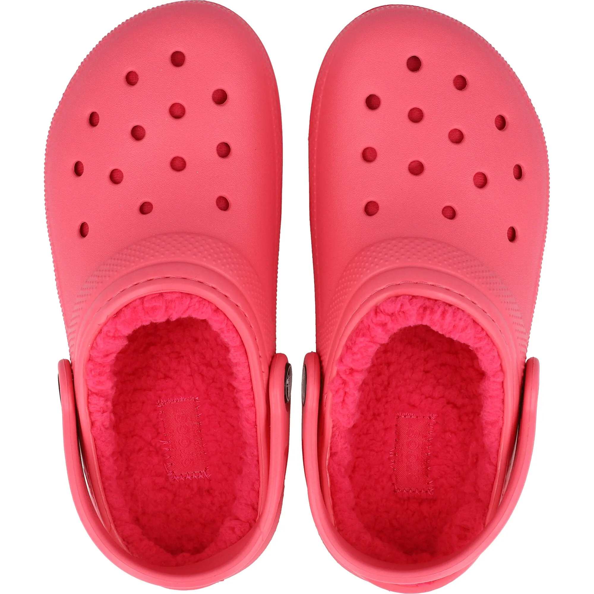 Crocs Kids Classic Lined Clog Hyper Pink