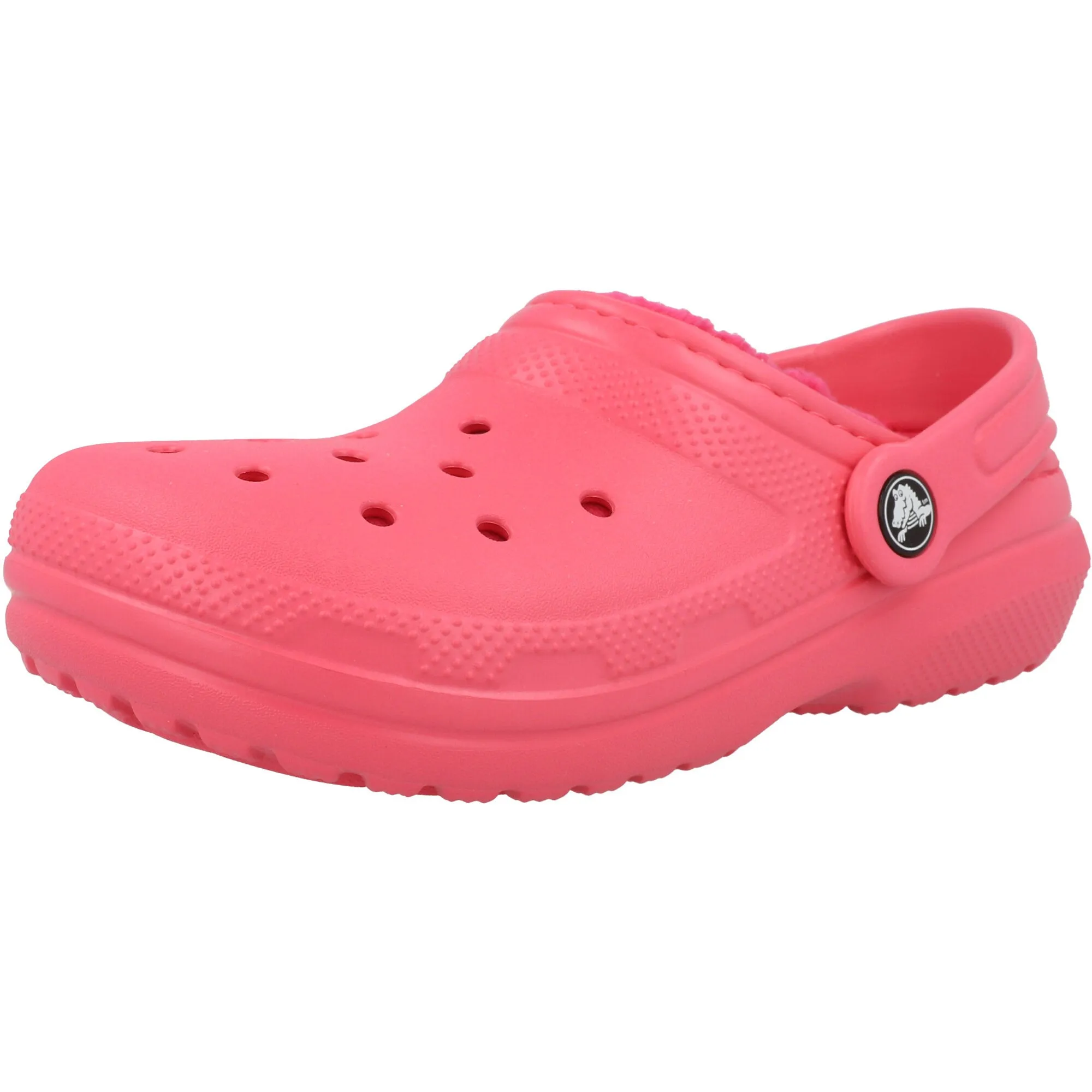 Crocs Kids Classic Lined Clog Hyper Pink