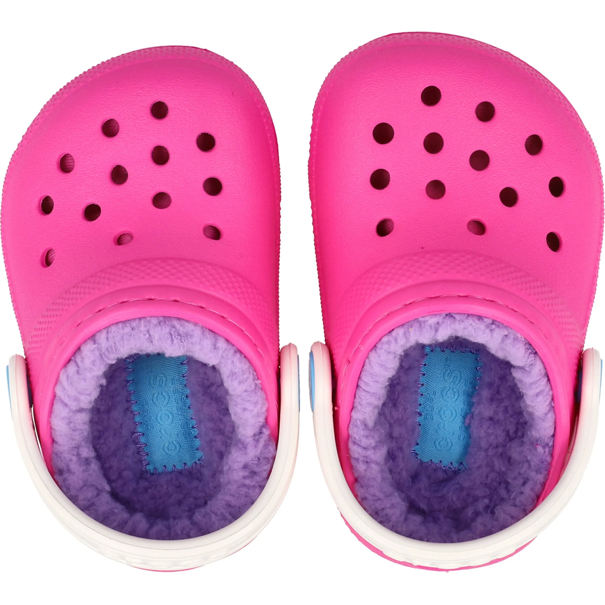 Crocs Kids Classic Lined Clog Pink Crush