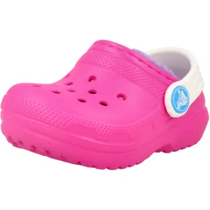Crocs Kids Classic Lined Clog Pink Crush