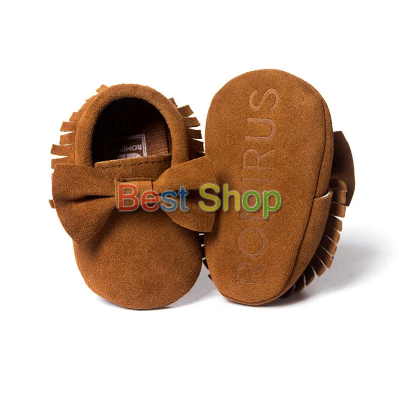 Cute Butterfly-knot Tassels Baby Moccasin Quality Infant Babies First Walkers born Footwears Indoor Boots