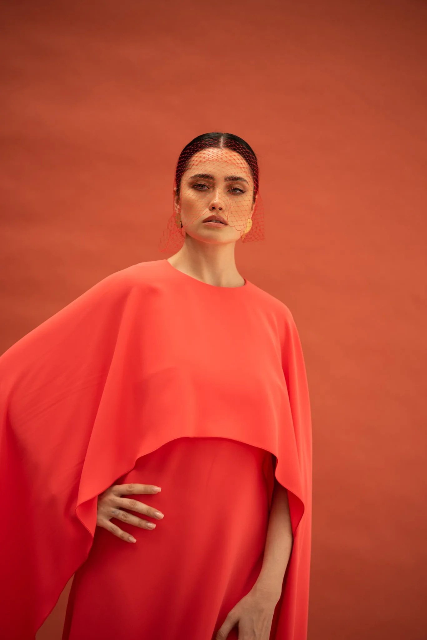 Dina Coral Dress