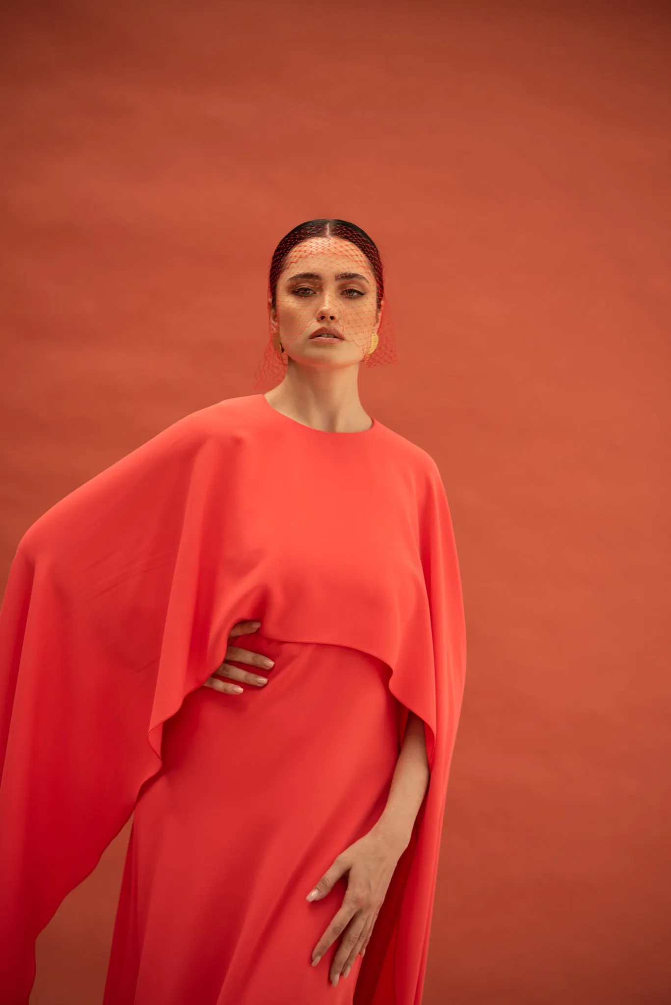 Dina Coral Dress