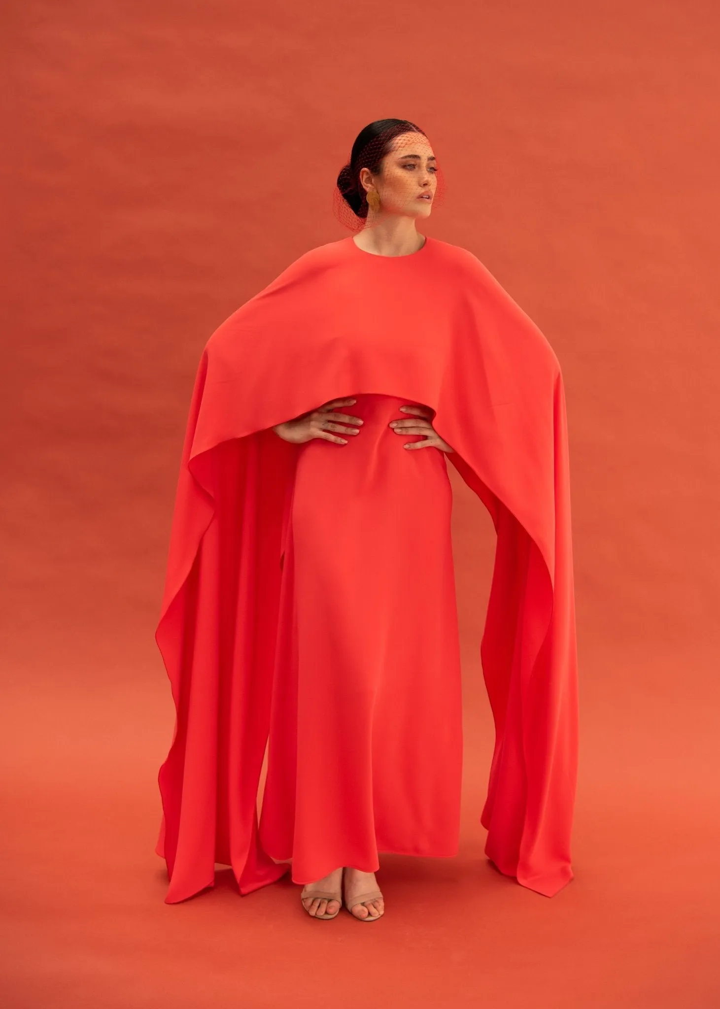 Dina Coral Dress