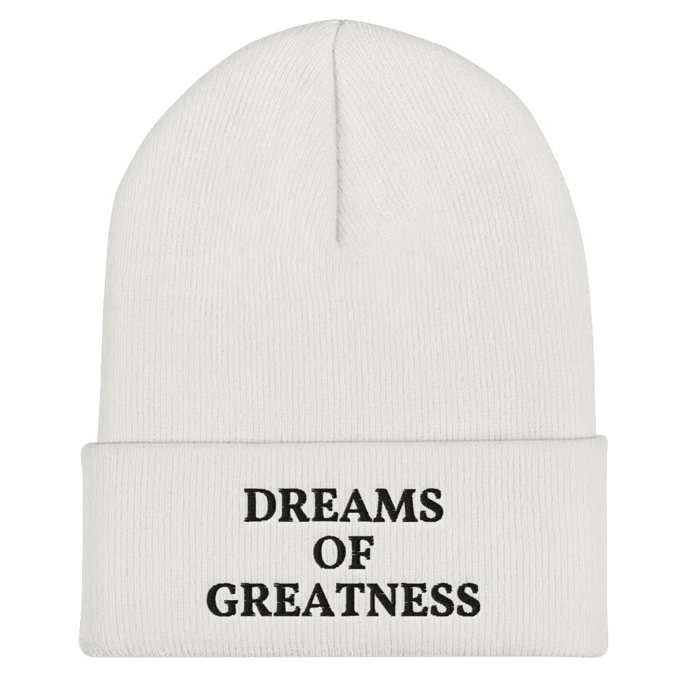 DREAMS OF GREATNESS Beanie (BLACK)