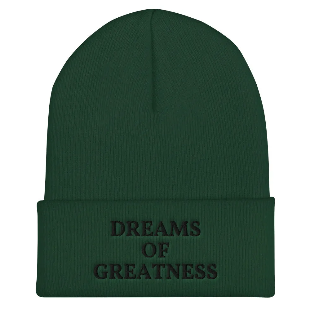 DREAMS OF GREATNESS Beanie (BLACK)