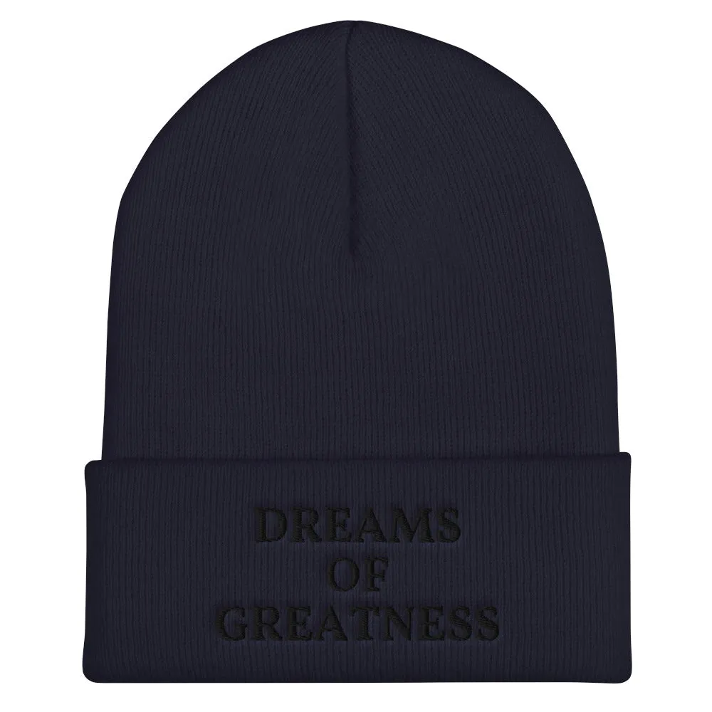 DREAMS OF GREATNESS Beanie (BLACK)