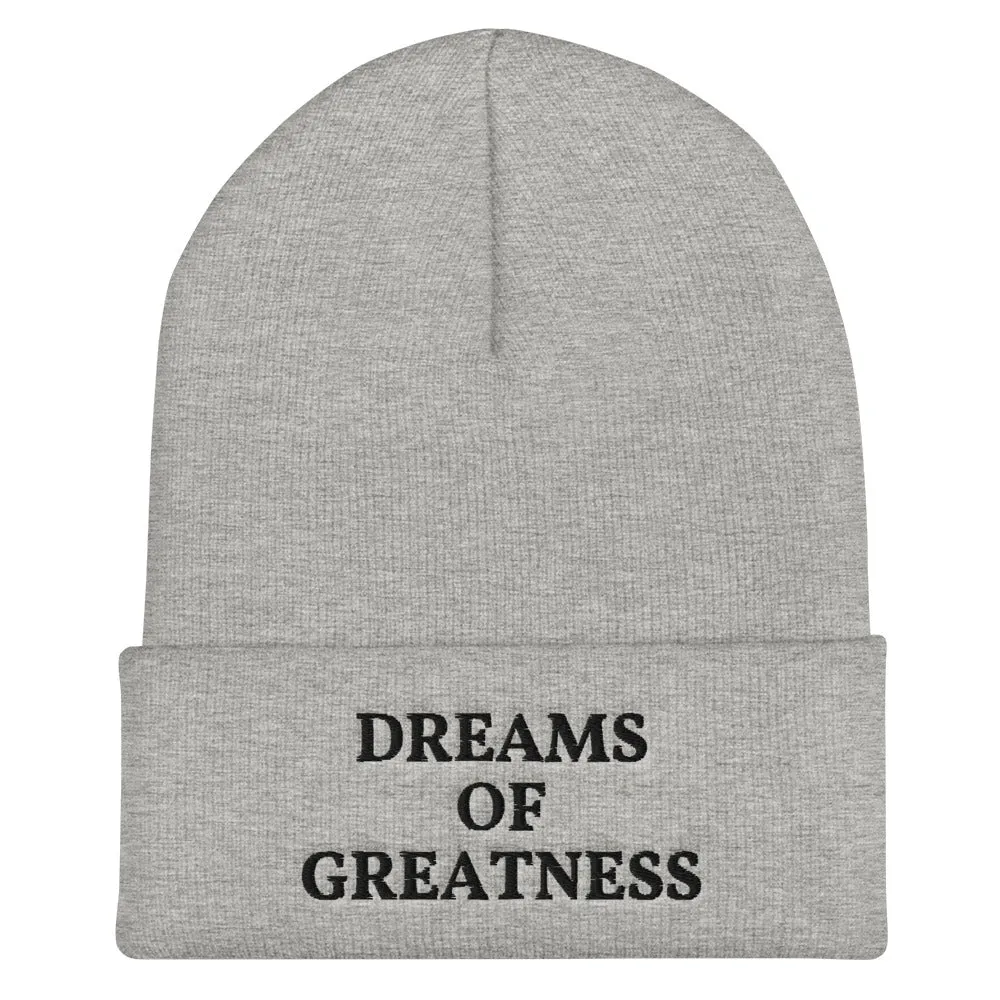 DREAMS OF GREATNESS Beanie (BLACK)