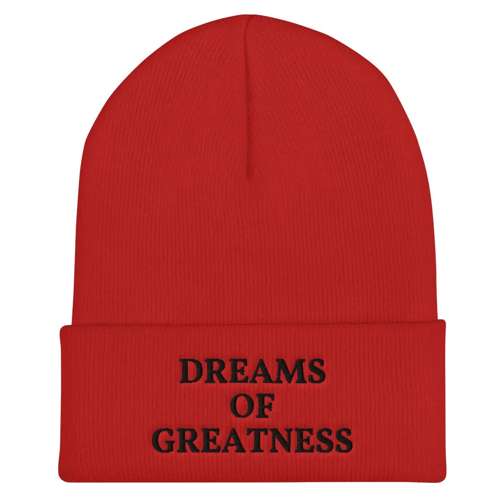 DREAMS OF GREATNESS Beanie (BLACK)