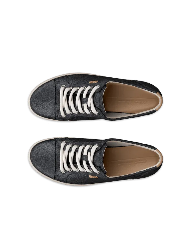 Ecco Women's Soft 7 Lace-Up - Silver Heavy
