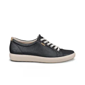 Ecco Women's Soft 7 Lace-Up - Silver Heavy