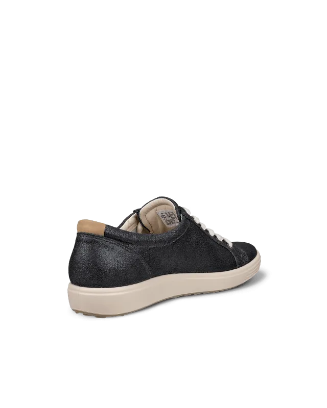 Ecco Women's Soft 7 Lace-Up - Silver Heavy