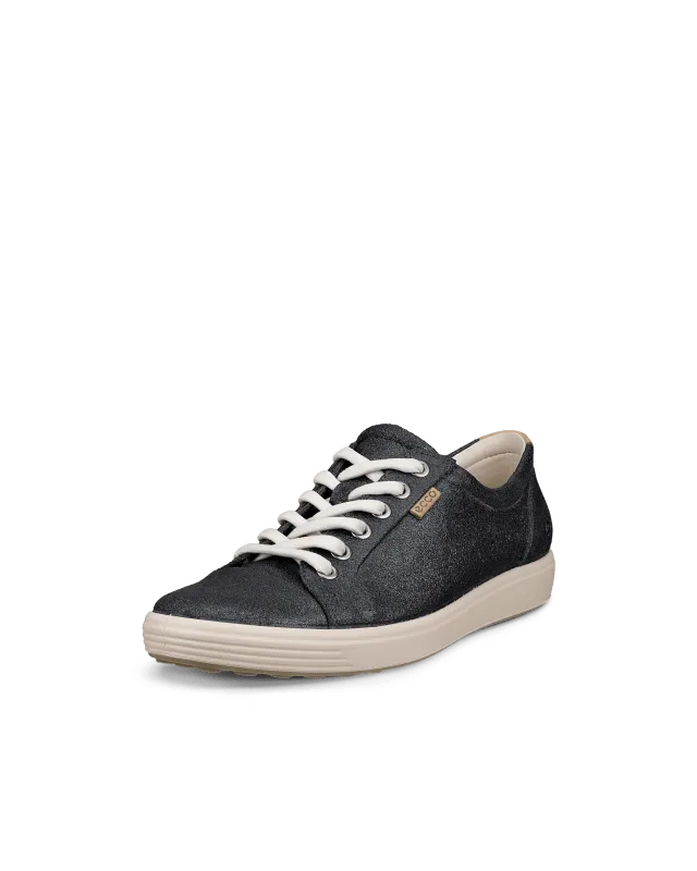 Ecco Women's Soft 7 Lace-Up - Silver Heavy