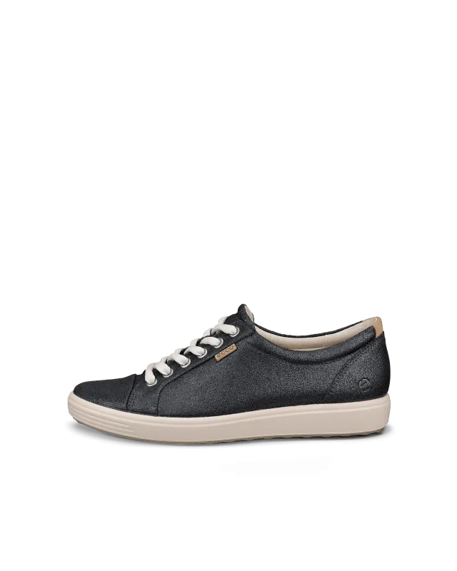 Ecco Women's Soft 7 Lace-Up - Silver Heavy