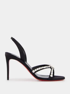 Emilie Jewel Crepe 85mm Heels