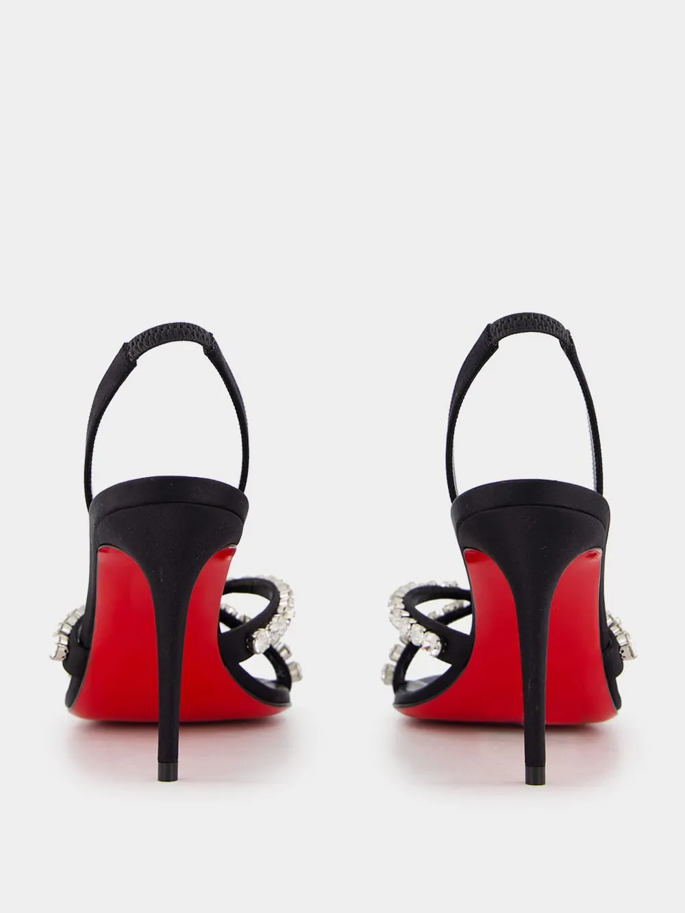 Emilie Jewel Crepe 85mm Heels