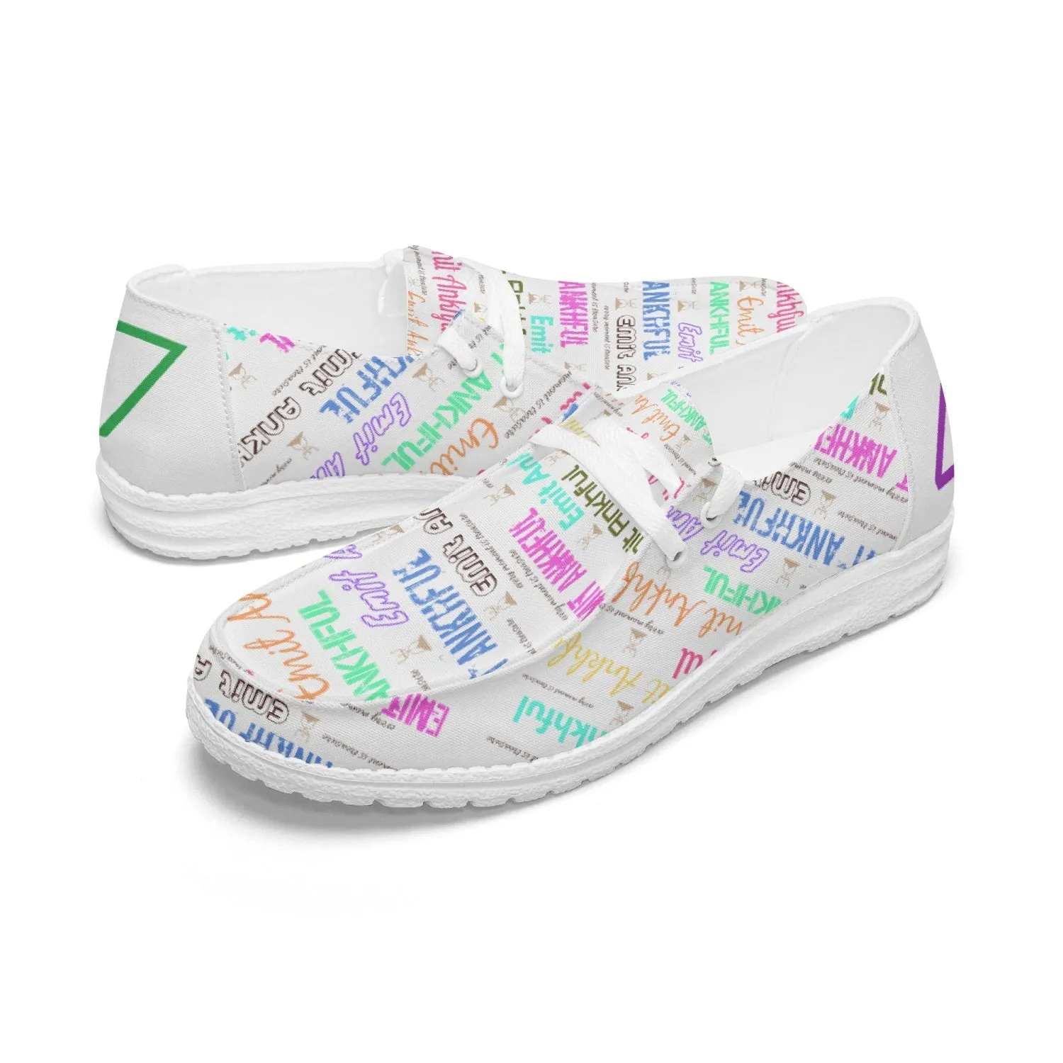 EXCLUSIVELY EXQUISITE ( Trendy Canvas Lace-up Loafers)