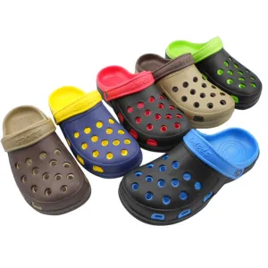 Fashion Male Men's Sandals Anti-Slip Hole Slippers Outdoor Home Garden Shoes Mules & Clogs Breathable Beach EVA Shoes O531
