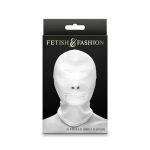 Fetish & Fashion - Zippered Mouth Hood -
