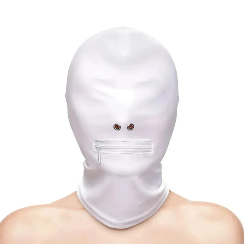 Fetish & Fashion - Zippered Mouth Hood -