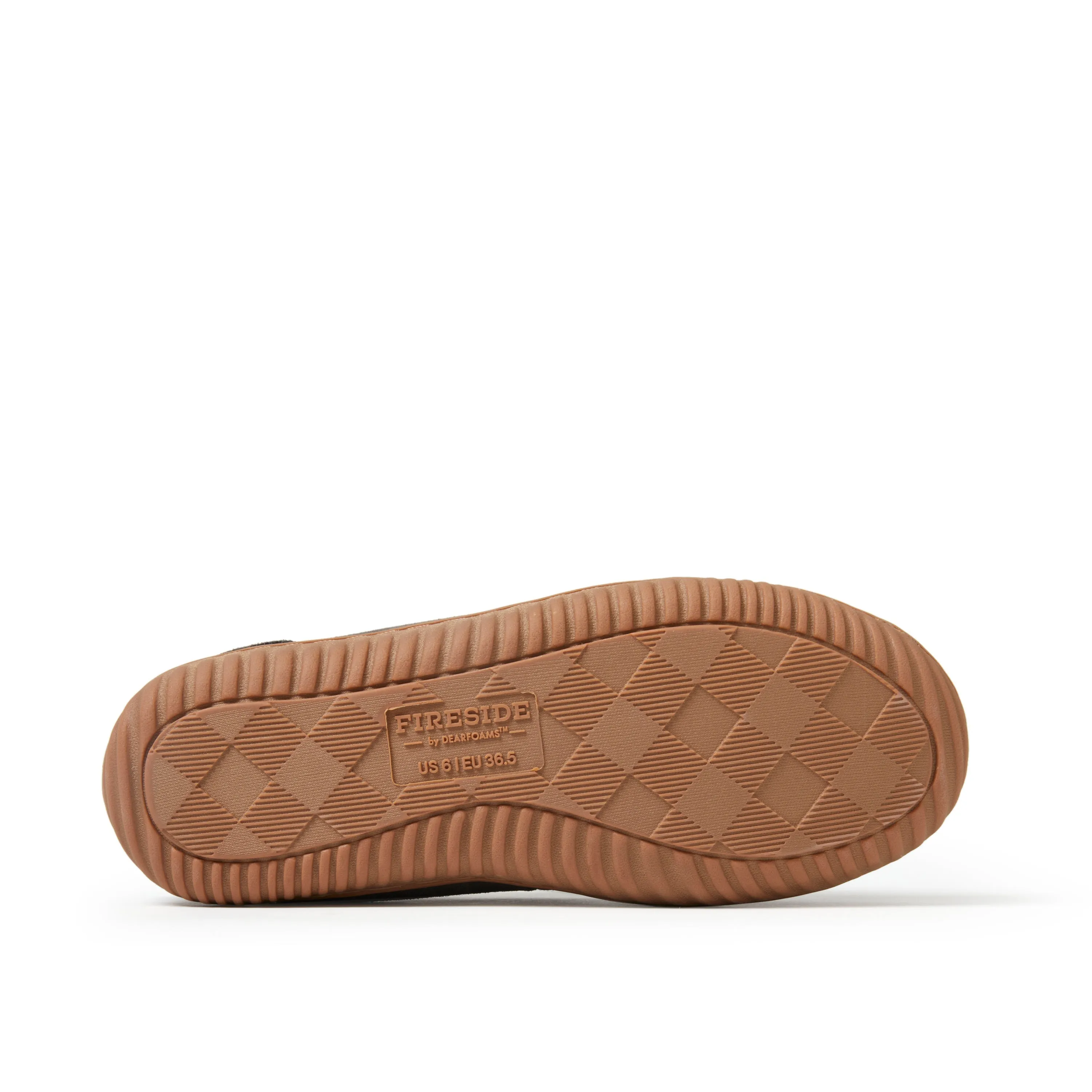 Fireside by Dearfoams Women's Alice Springs Genuine Shearling Moccasin Slipper