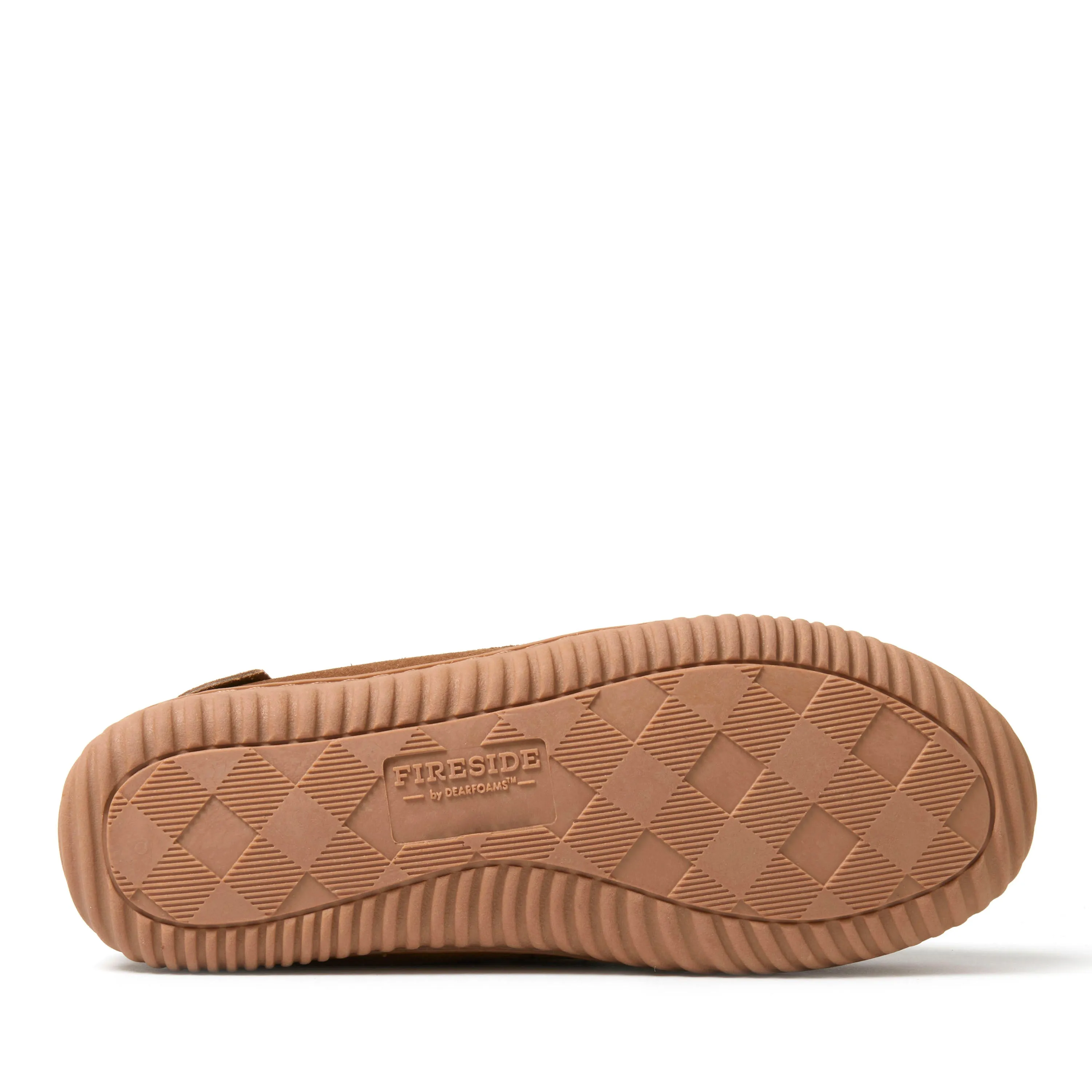 Fireside by Dearfoams Women's Alice Springs Genuine Shearling Moccasin Slipper