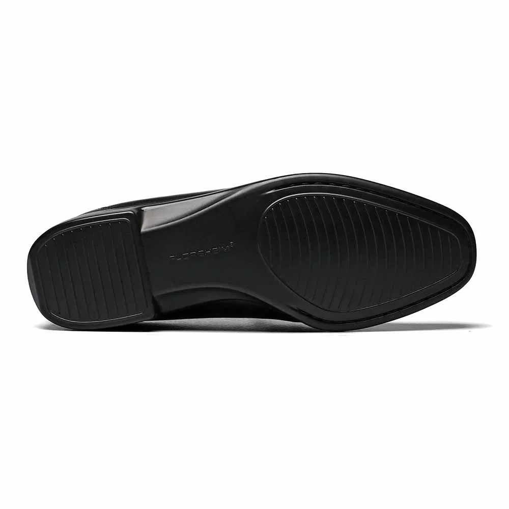 Florsheim Riva Black Moc Toe Bit Loafer
