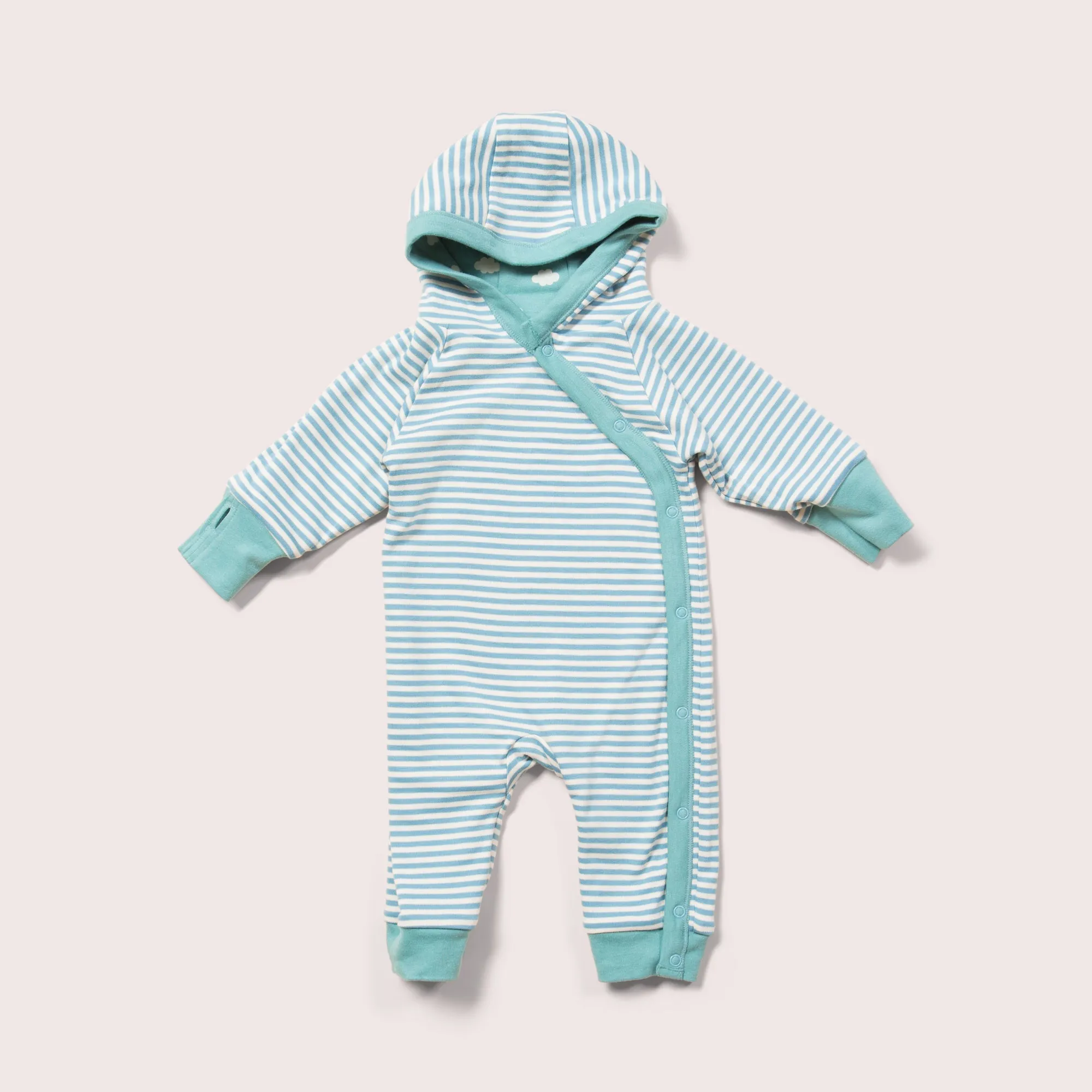 Fluffy Cloud Reversible Hooded Snug As A Bug Suit