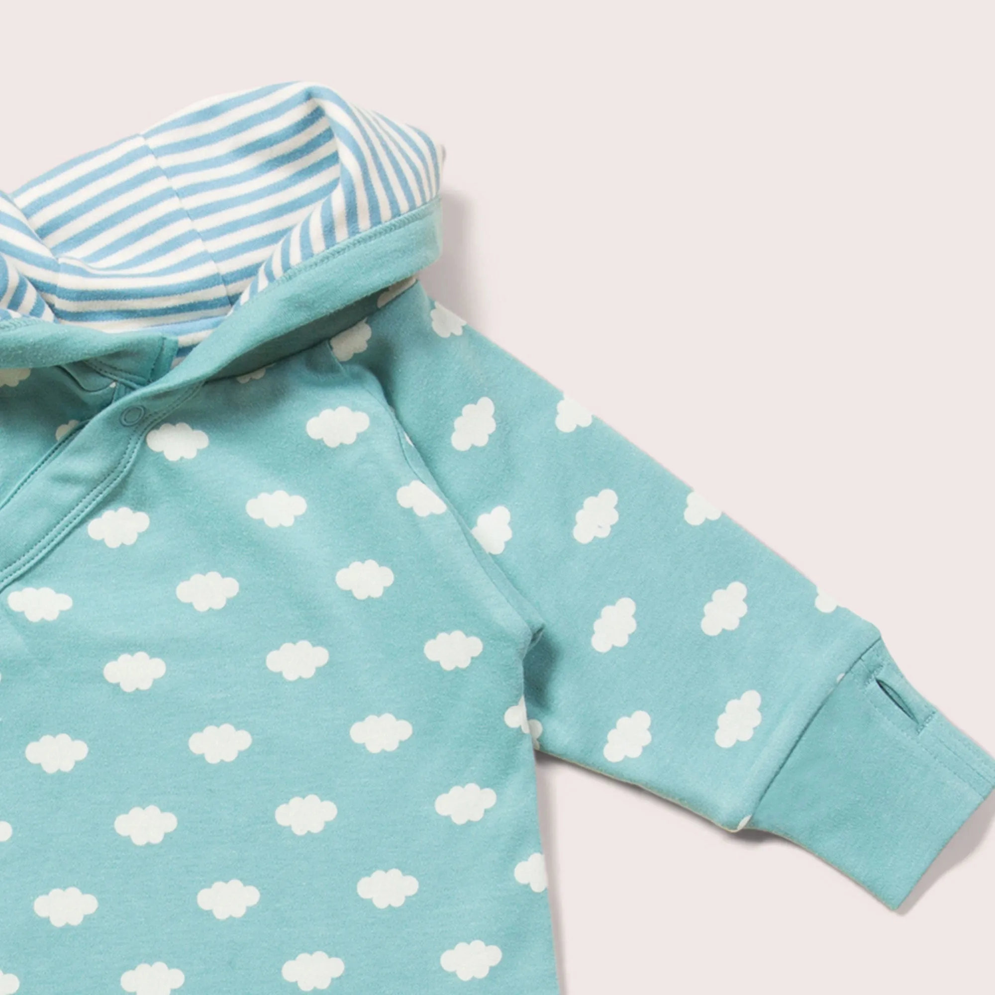 Fluffy Cloud Reversible Hooded Snug As A Bug Suit
