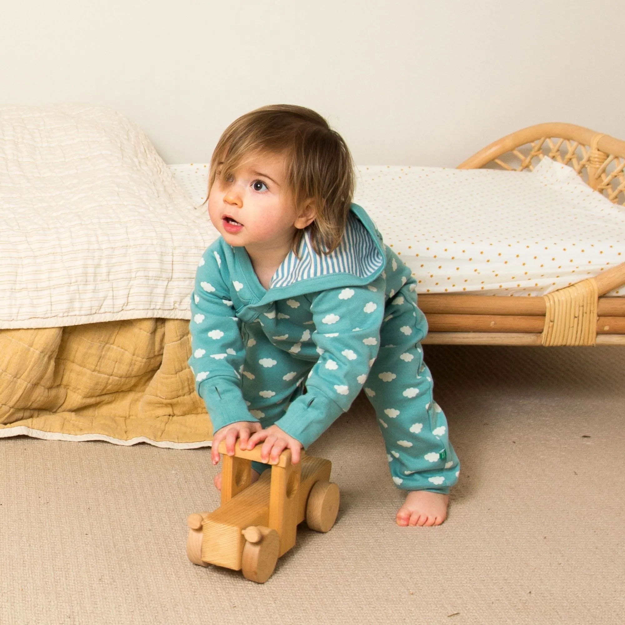 Fluffy Cloud Reversible Hooded Snug As A Bug Suit