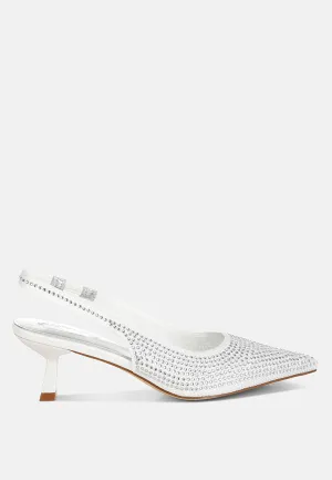 Flyknit Rhinestone Slingback Sandals By RUW