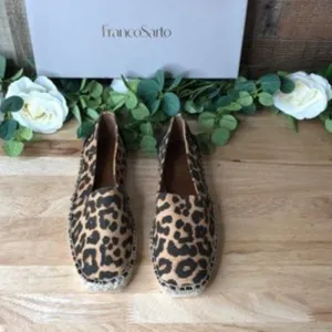 Franco Sarto Kenna Espadrille Flat, Size 6 M - Brown