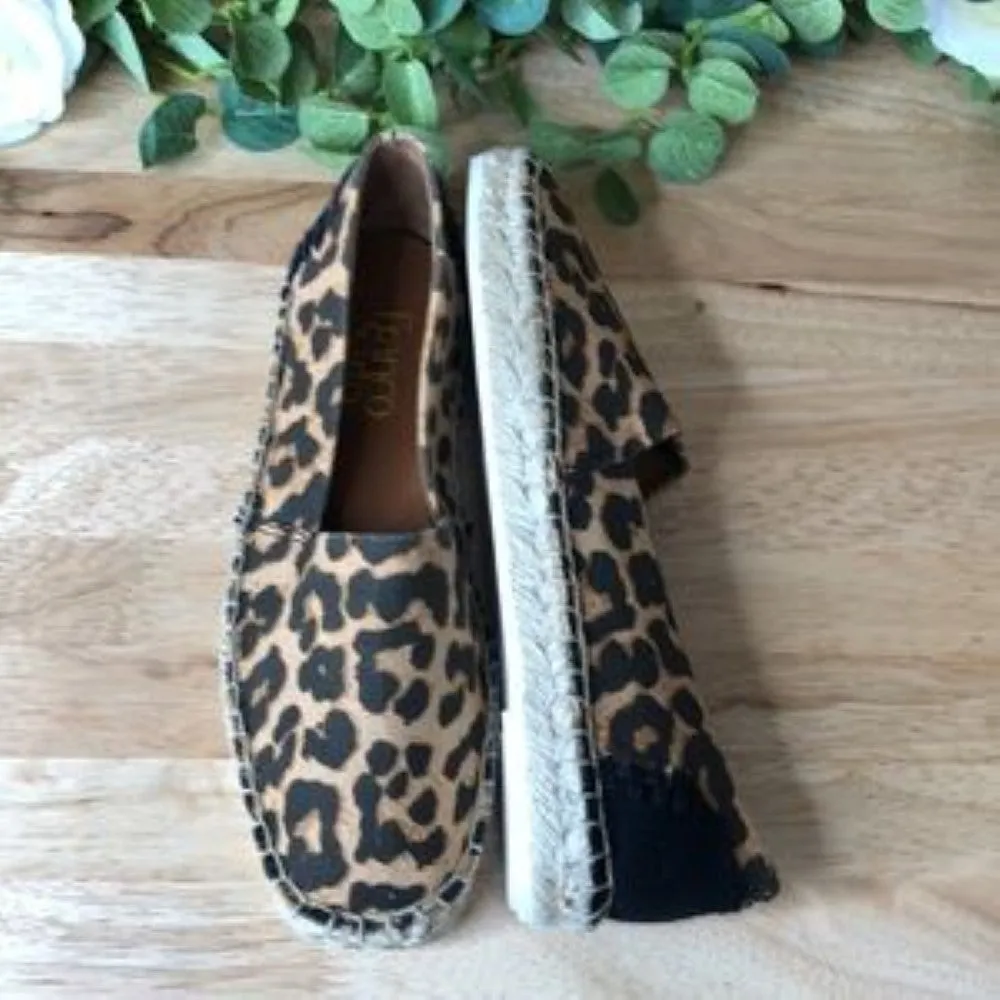 Franco Sarto Kenna Espadrille Flat, Size 6 M - Brown