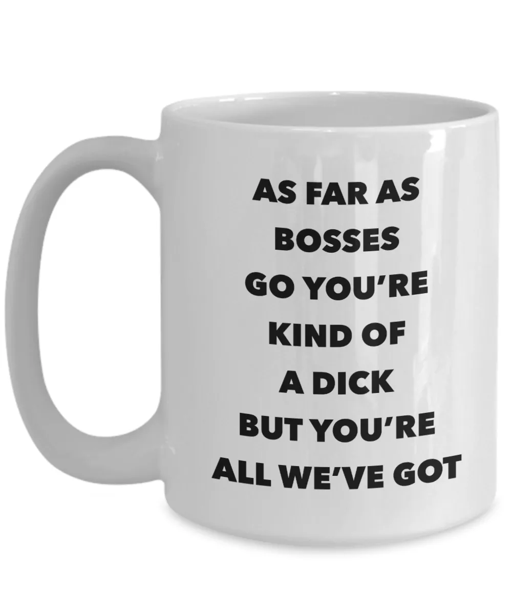 Funny Boss Gifts for Bosses Gag Gift Mug Ceramic Coffee Mug
