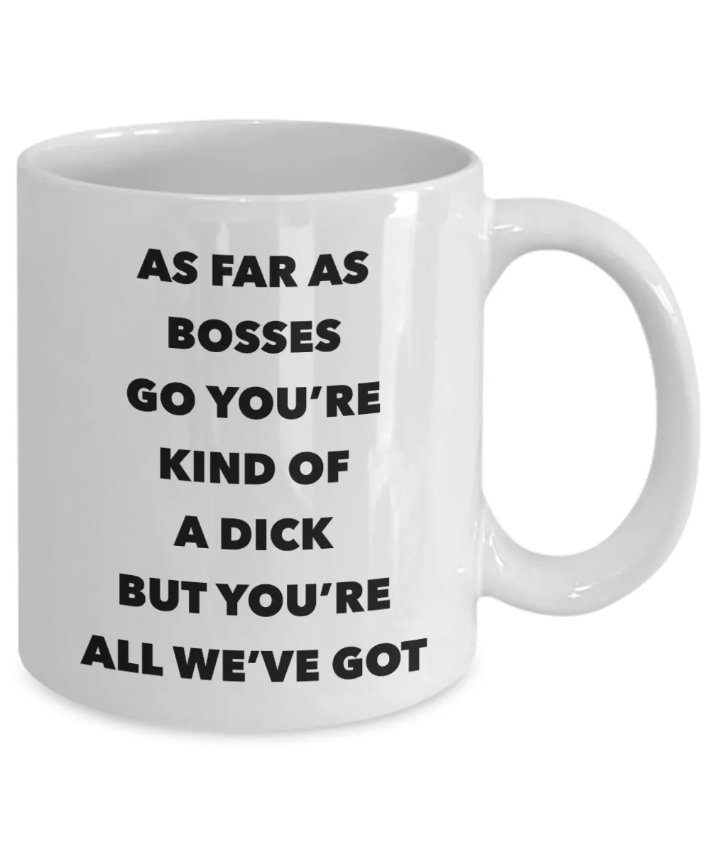 Funny Boss Gifts for Bosses Gag Gift Mug Ceramic Coffee Mug