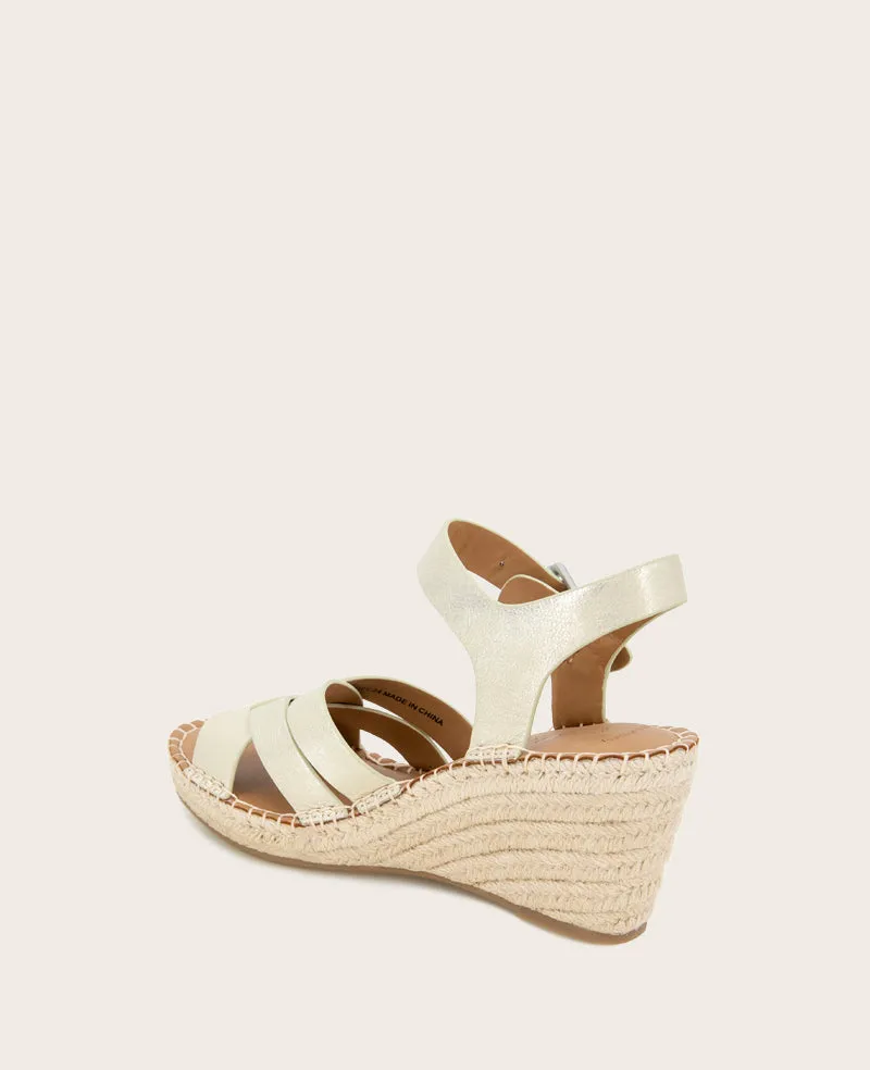 GENTLE SOULS - Caspian Leather Espadrille Wedge