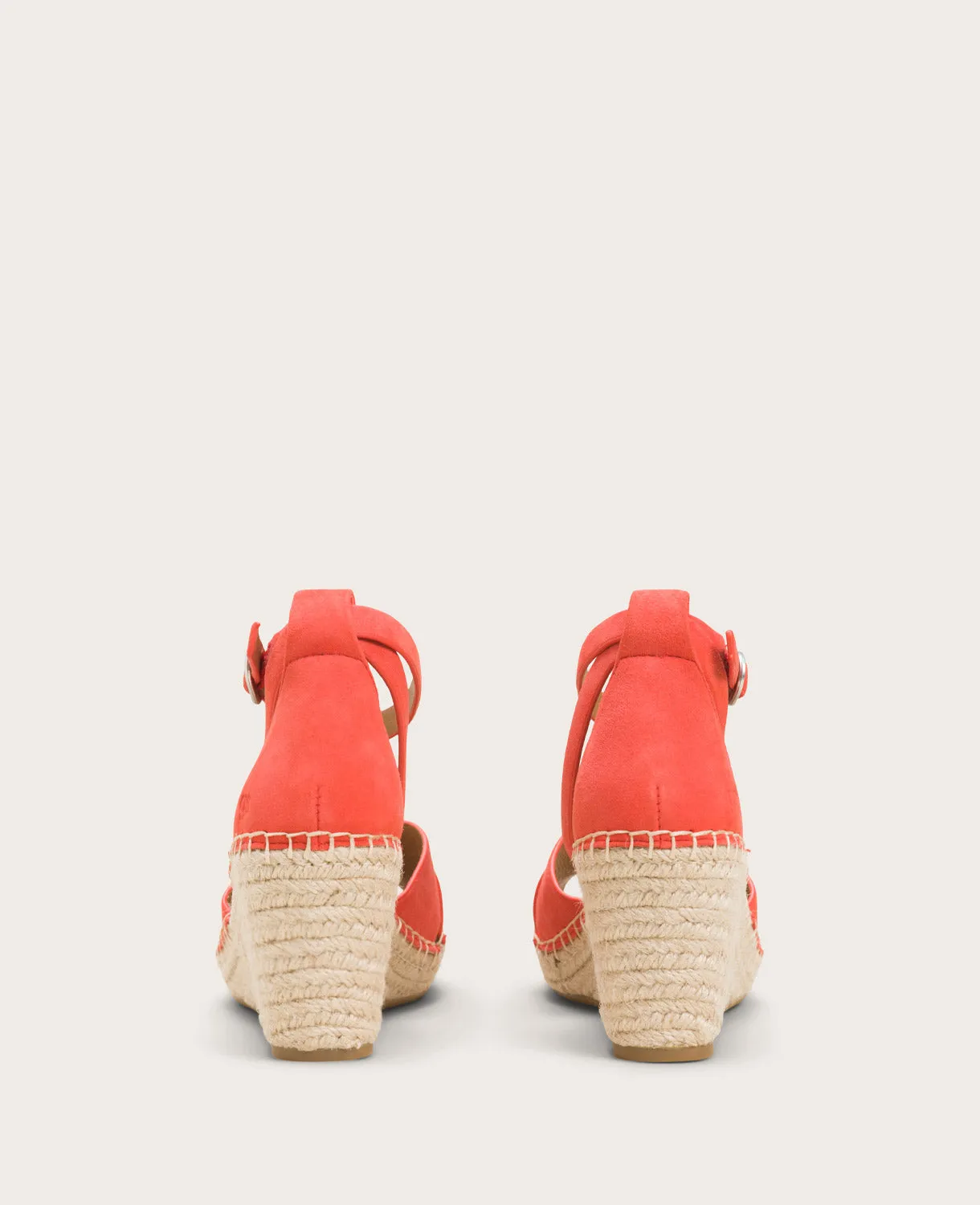 GENTLE SOULS - Charli Suede X-Band Espadrille Wedge Sandal