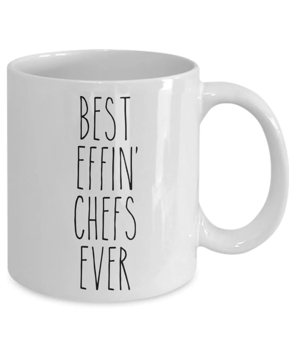 Gift For Chefs Best Effin' Chefs Ever Mug Coffee Cup Funny Coworker Gifts