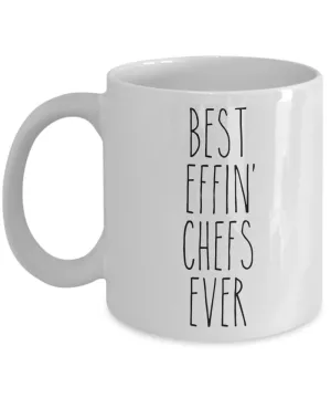 Gift For Chefs Best Effin' Chefs Ever Mug Coffee Cup Funny Coworker Gifts