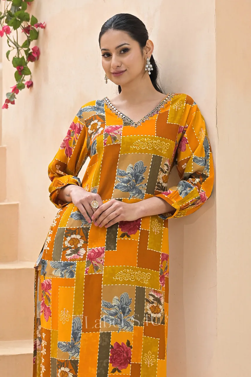 Golden Meadow-Kurti