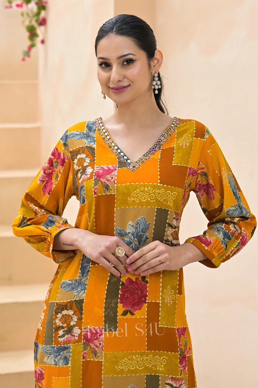 Golden Meadow-Kurti