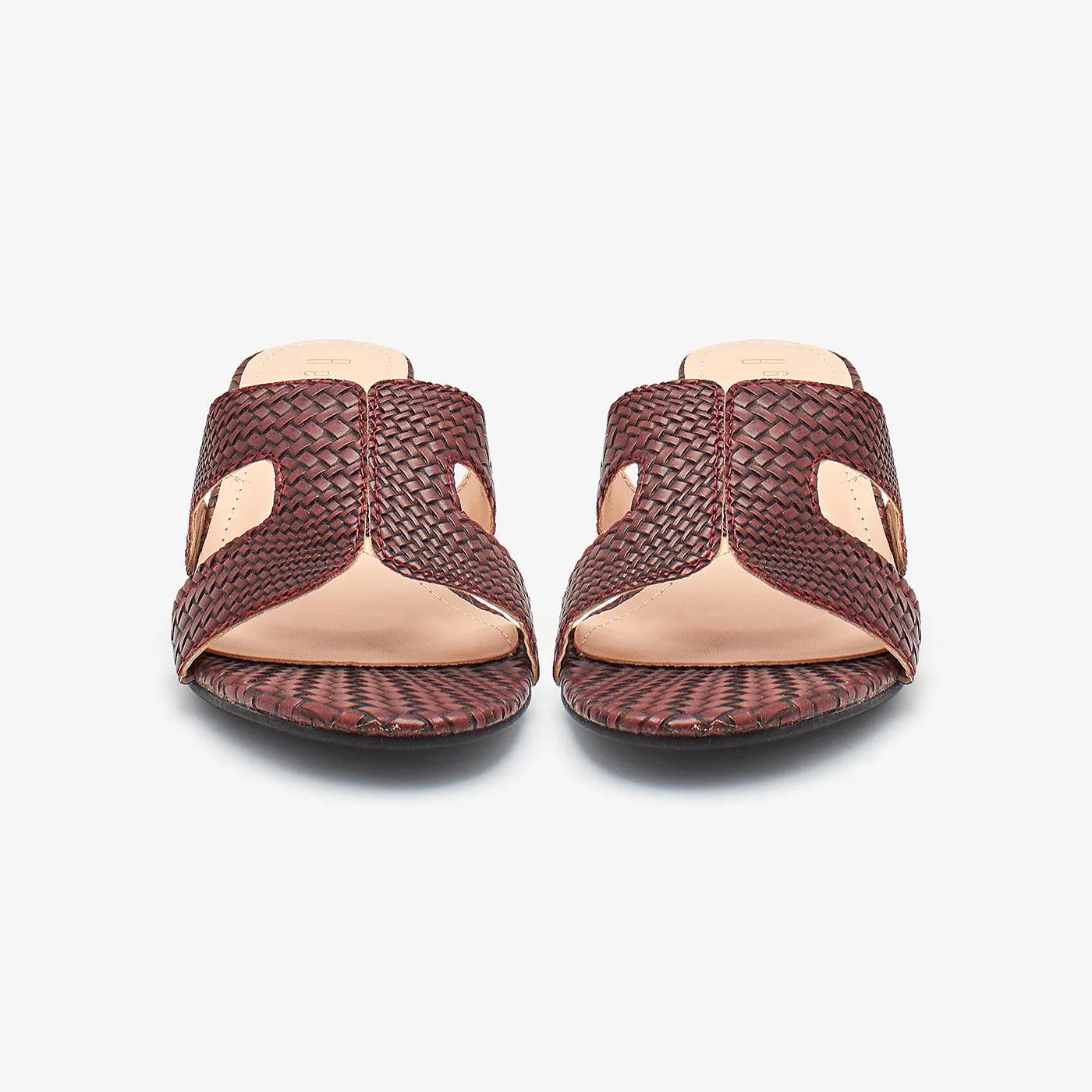 H-Strap Block Heels for Women