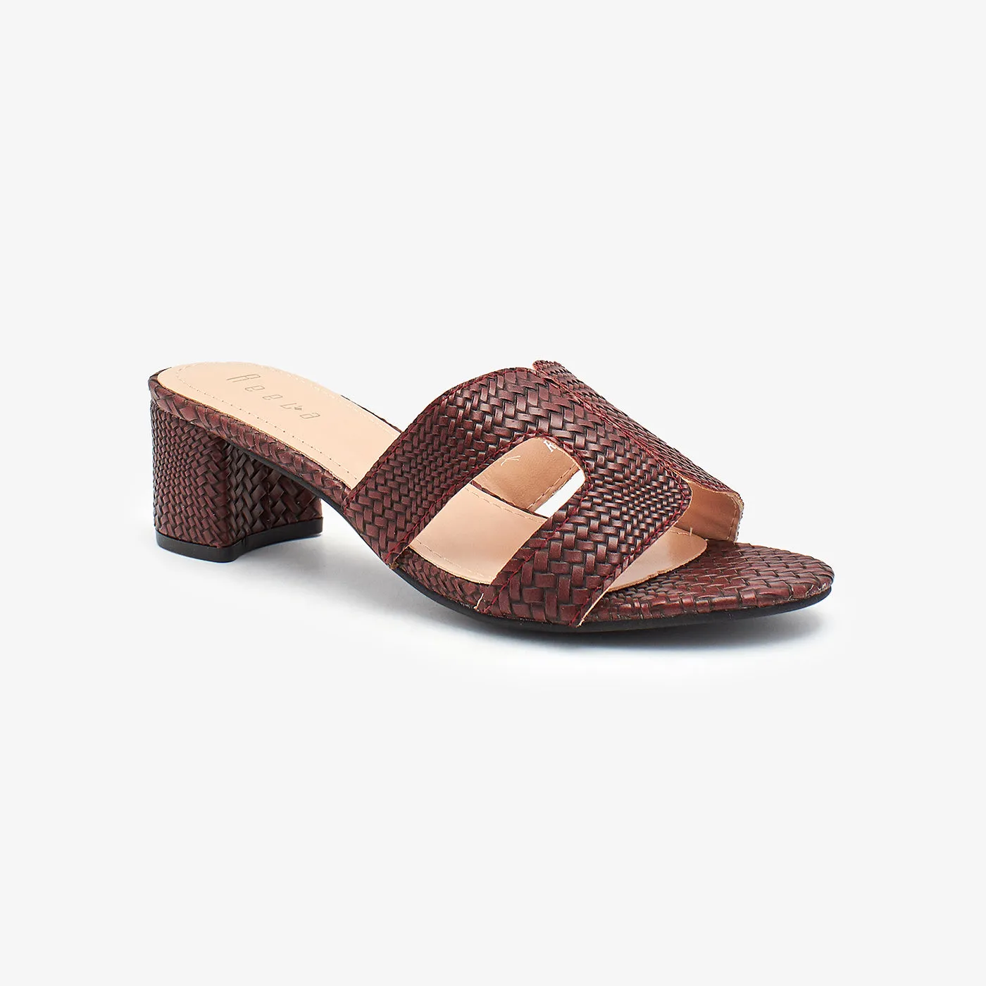 H-Strap Block Heels for Women
