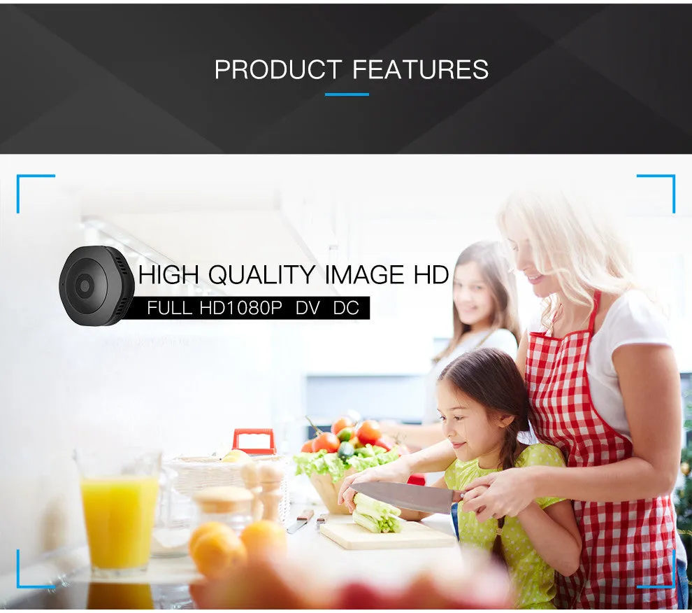 H6 DV Micro Camera Night Version Mini Action Camera with Motion Sensor Camcorder Voice Video Recorder Black