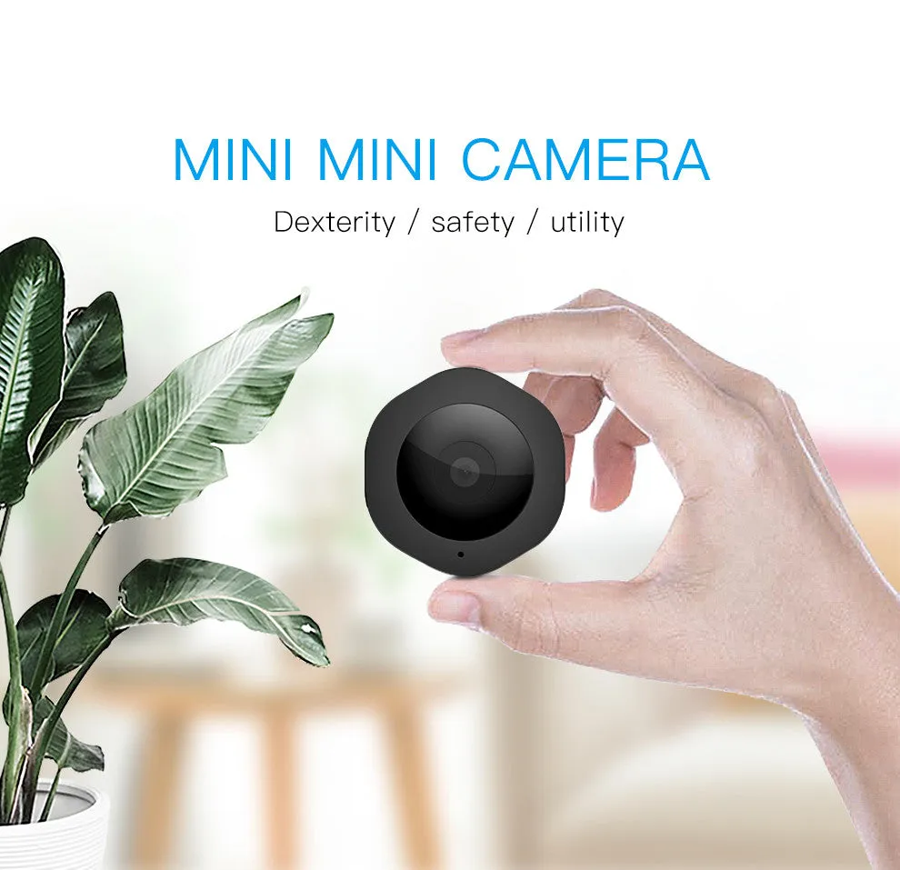 H6 DV Micro Camera Night Version Mini Action Camera with Motion Sensor Camcorder Voice Video Recorder Black