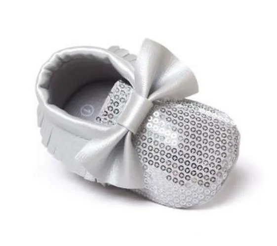 Handmade Soft Bottom Fashion Tassels Baby Moccasin born Babies Shoes 14-colors PU leather Prewalkers Boots