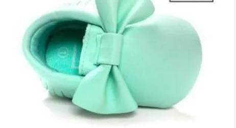 Handmade Soft Bottom Fashion Tassels Baby Moccasin born Babies Shoes 14-colors PU leather Prewalkers Boots